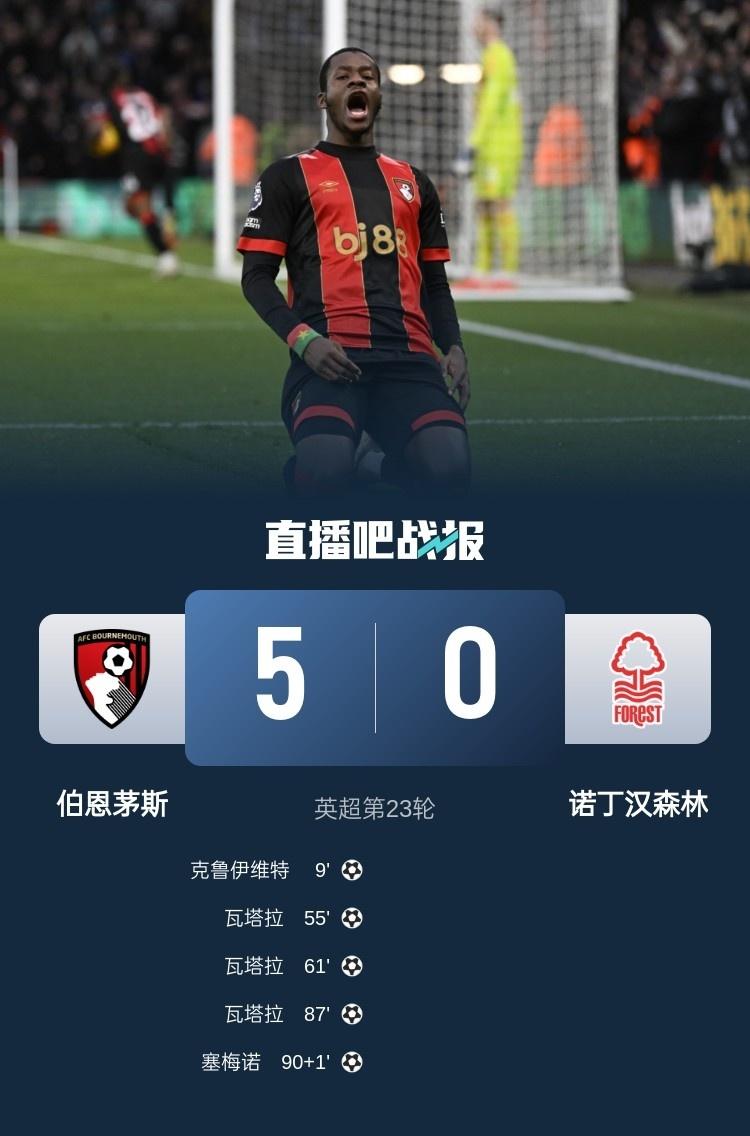 伯恩茅斯客场险胜强敌，实力得到肯定的简单介绍